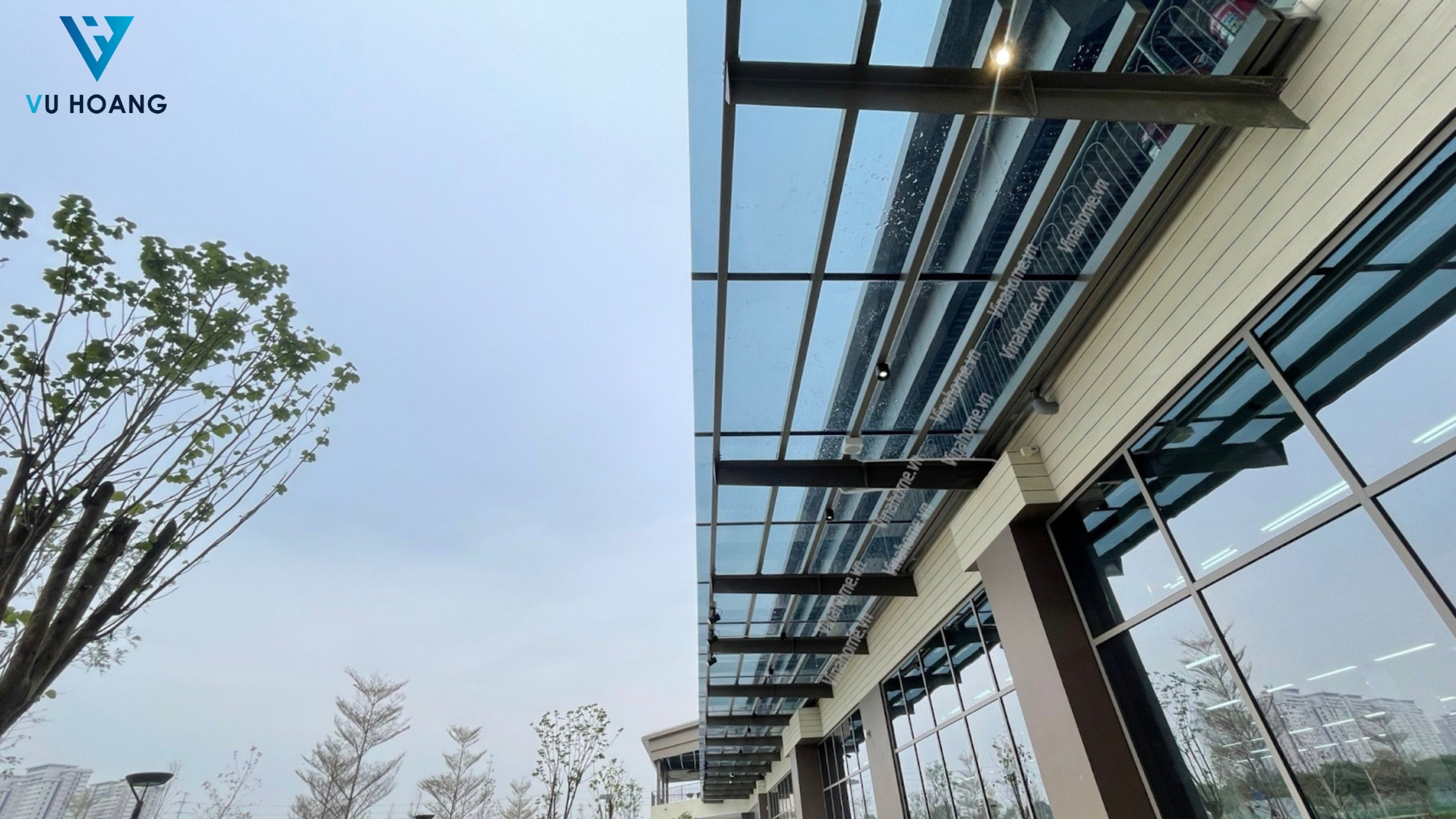 Dự án mái sảnh công trình