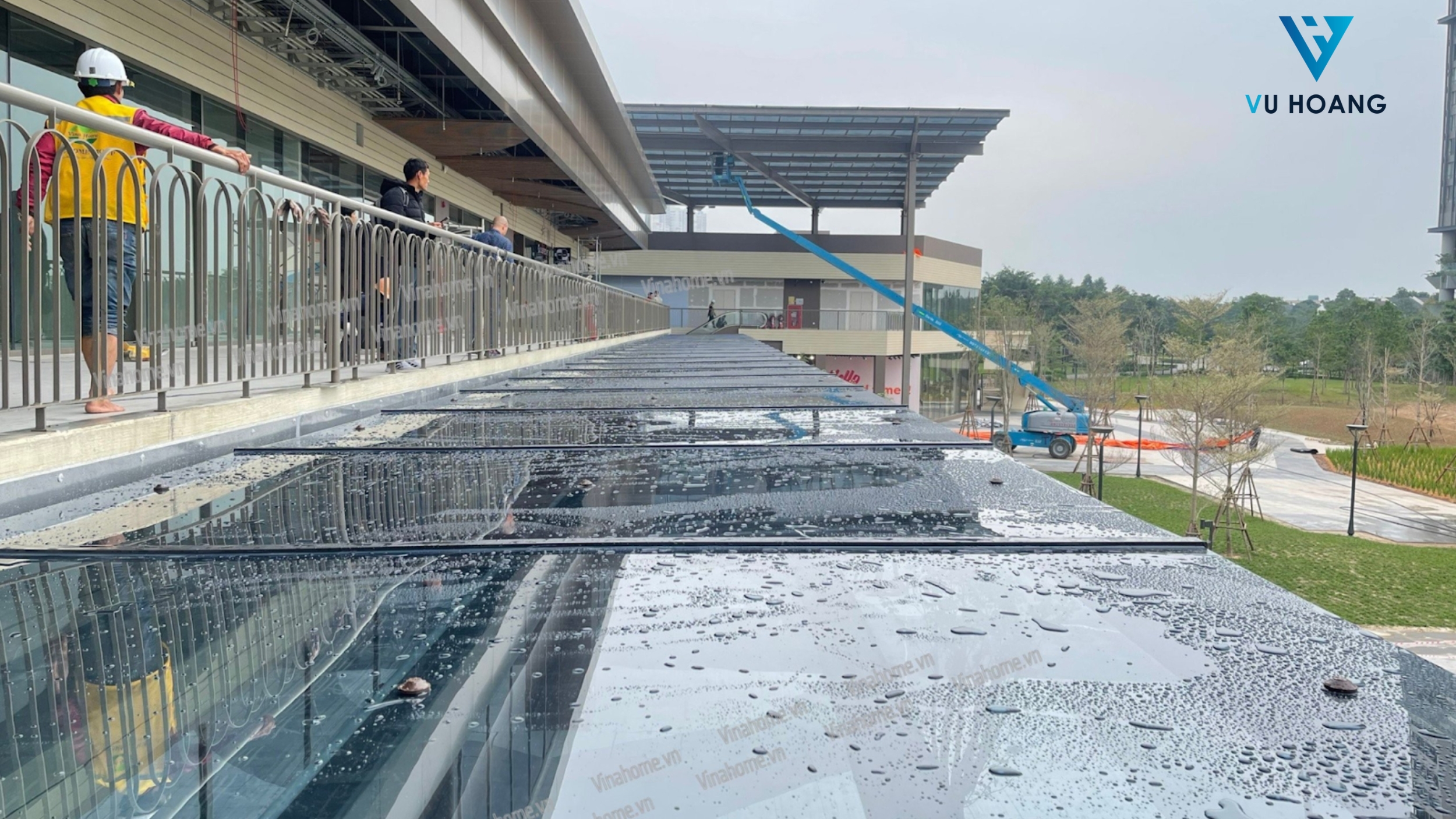 Công trình mái lợp Polycarbonate