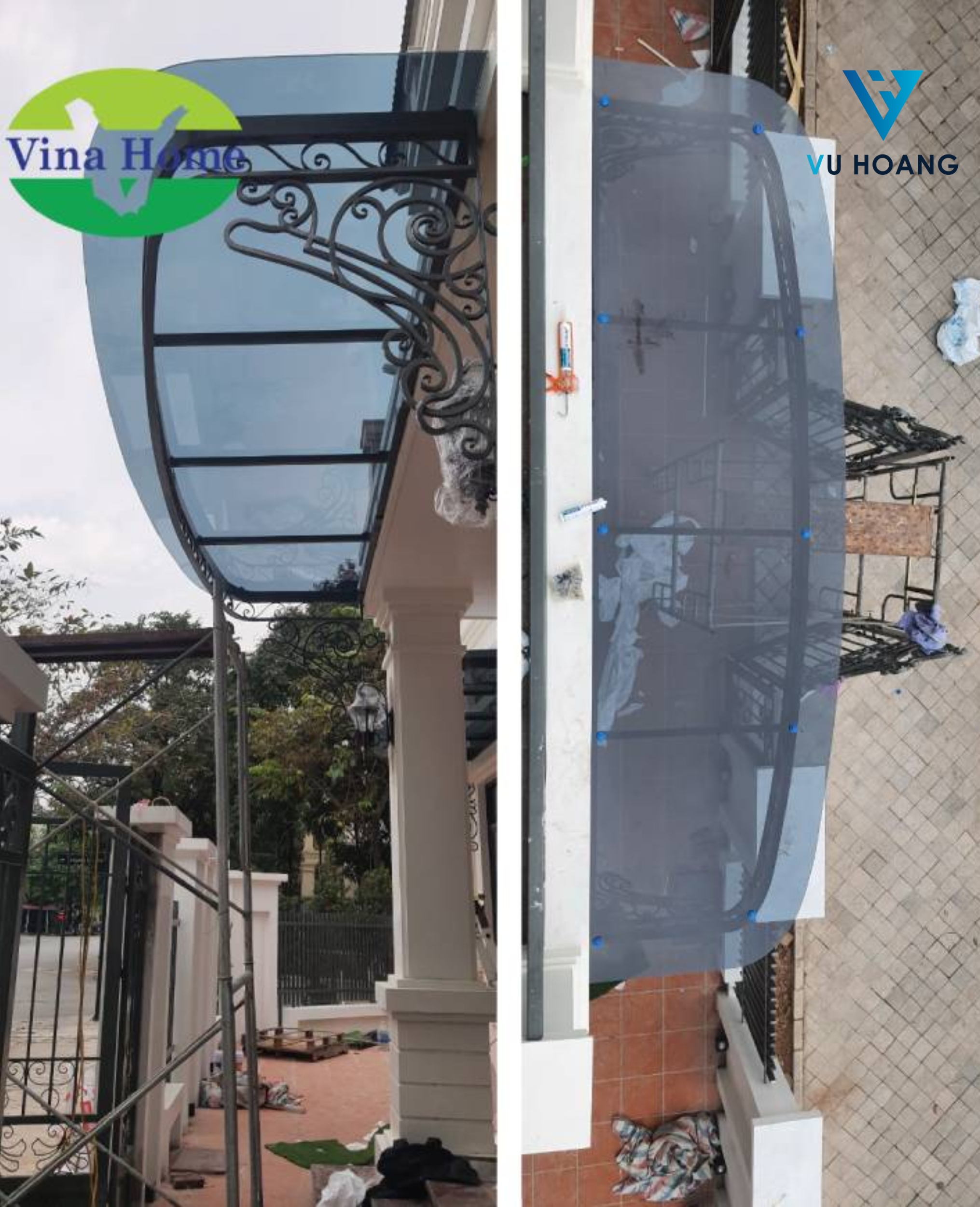 C&ocirc;ng tr&igrave;nh m&aacute;i lợp polycarbonate