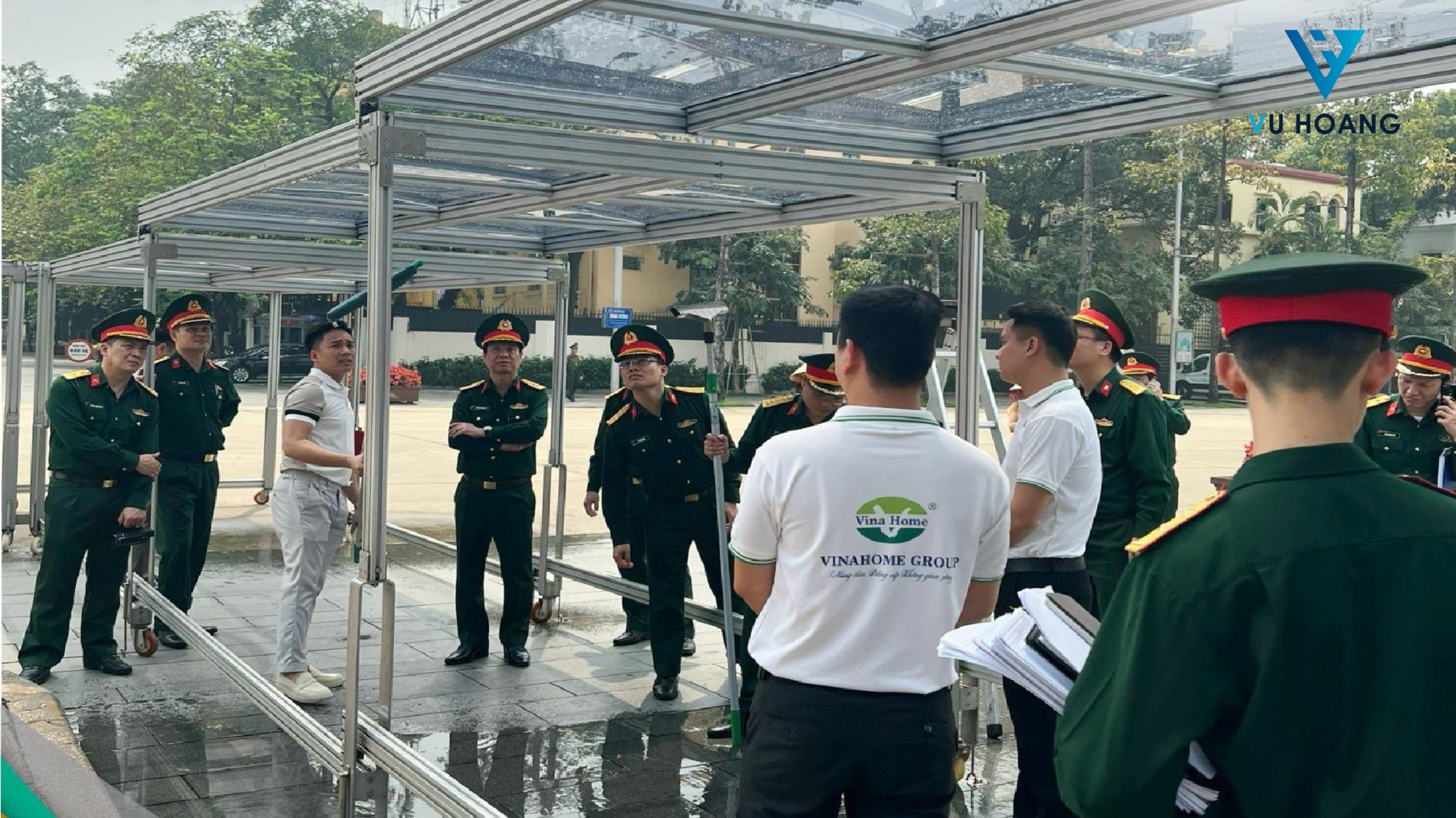 Công trình tấm Poly Lăng Bác