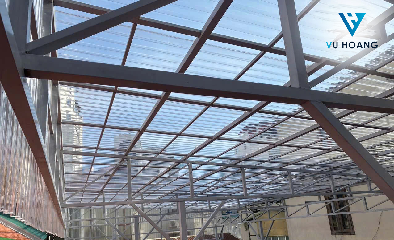 Vẻ đẹp mái che poly sóng - [Hiện đại, bền bỉ, tinh tế]