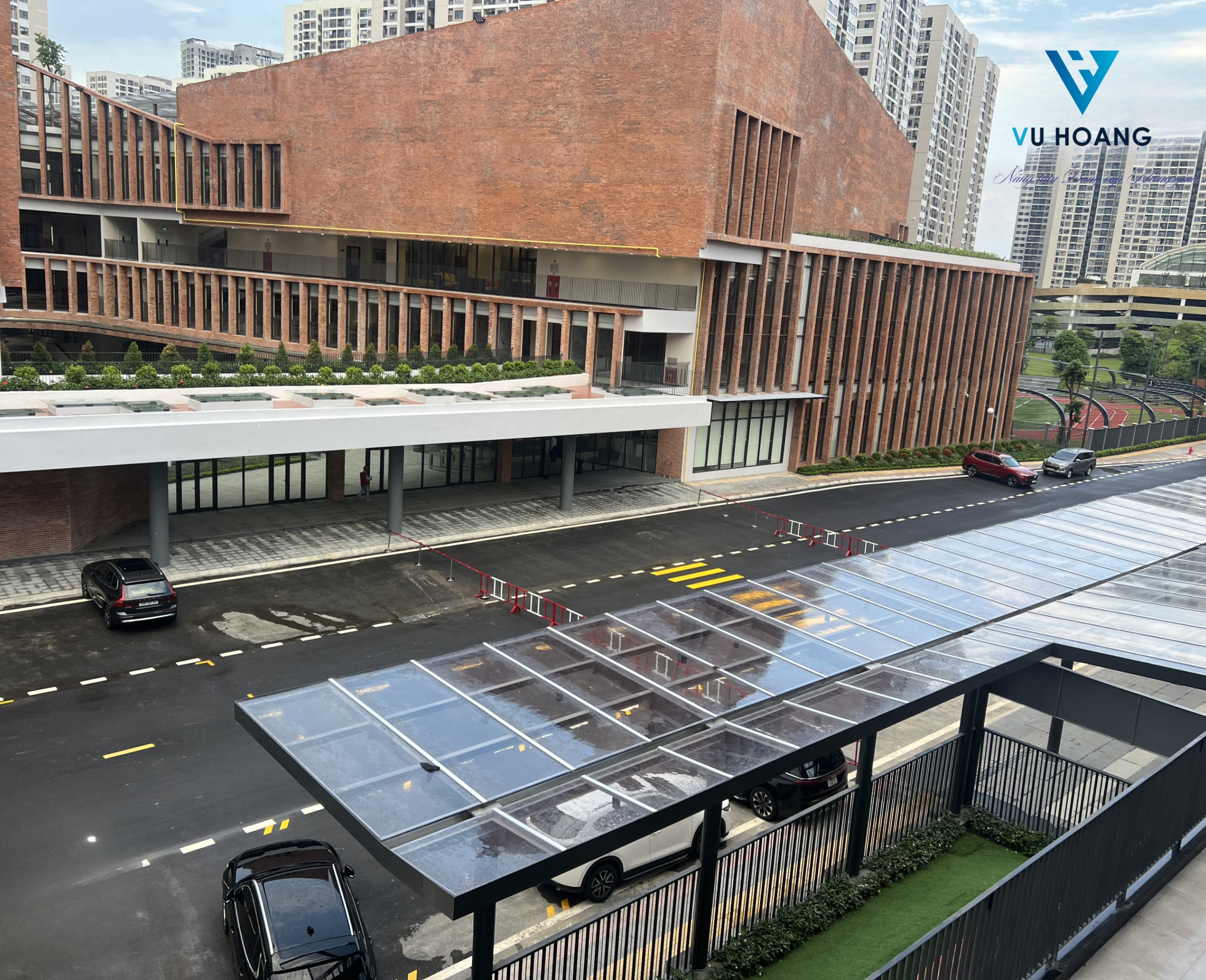 M&aacute;i sảnh trường học quốc tế