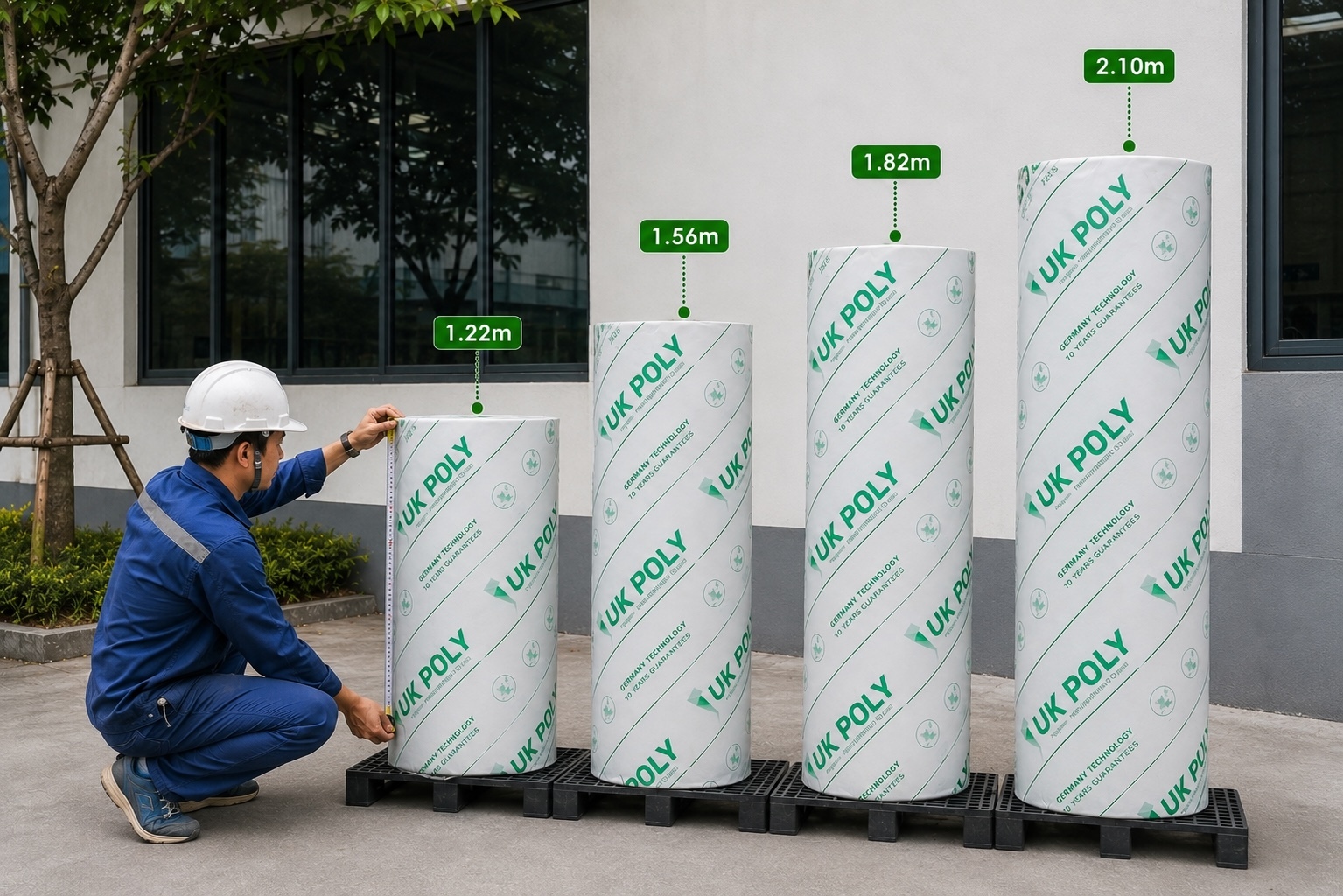 Tấm lợp lấy sáng Uk Poly 3mm