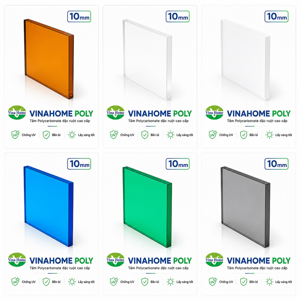Màu sắc tấm Vinahome