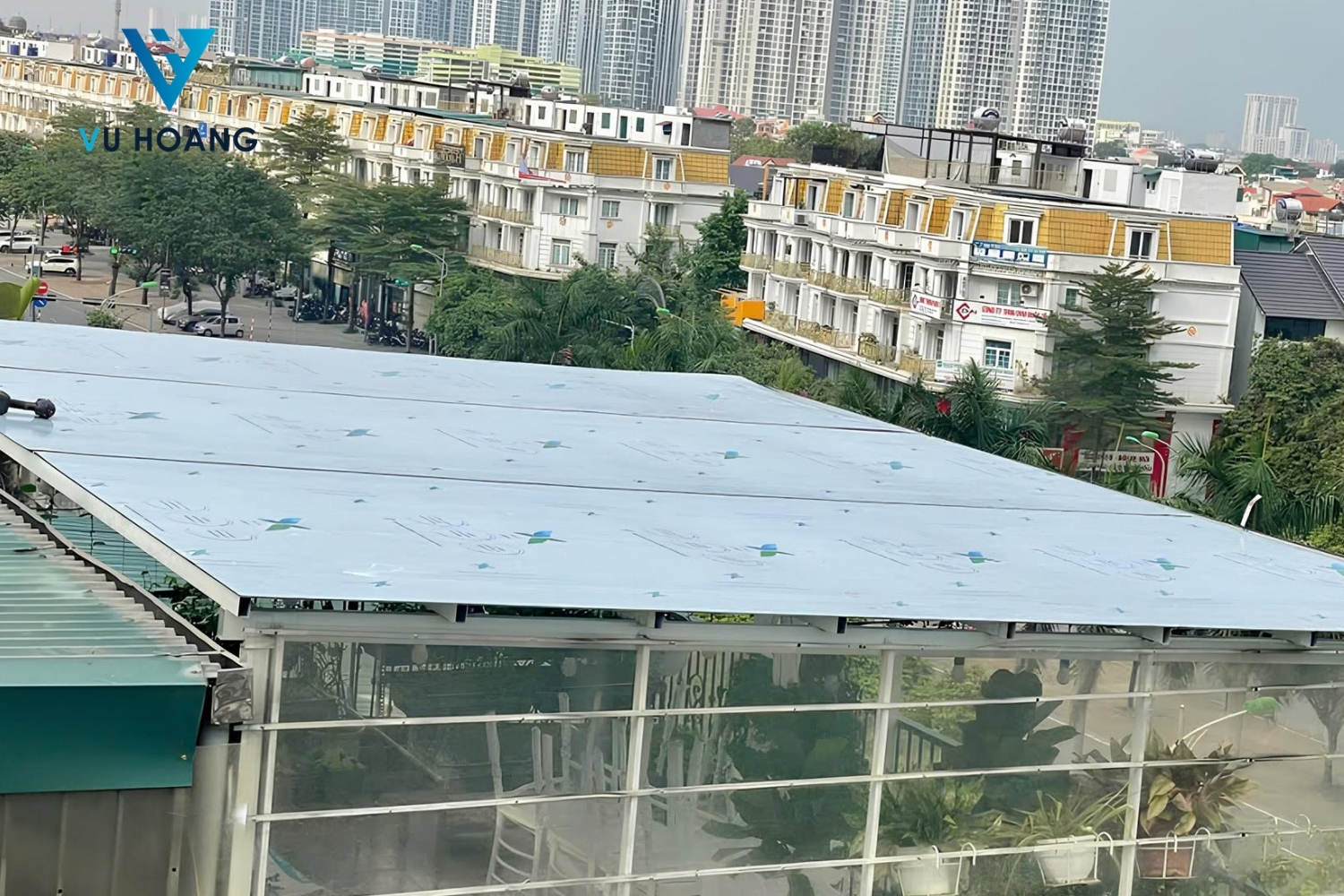 Dự án mái che Poly
